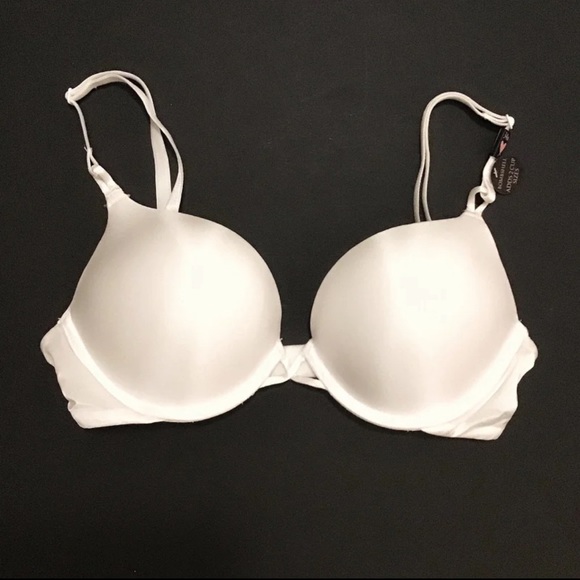 Victoria’s Secret Bombshell Add-2-Cups Super Push-Up Bra in White 34B NIP - Picture 3 of 5